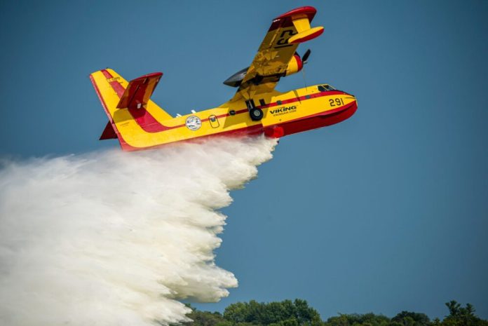 Drone Collision with Firefighting Aircraft in California Wildfires